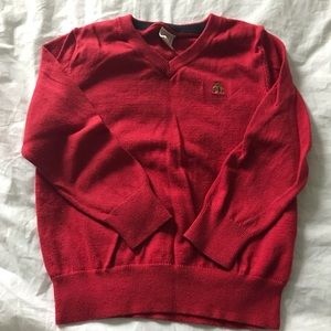 Red toddler sweater worn only once